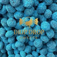 Drip Drop Sweets – Blue Razz Gushers | Sour-Filled Candy Bites | 8oz / 16oz Pack Snack