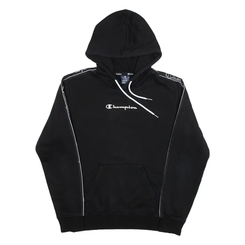 CHAMPION Hoodie Black Pullover Womens XS