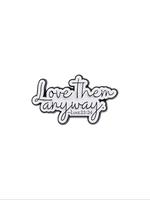 Letter Design Brooch, Fashionable Clothes Accessories for Men & Women, Enamel Pin Suitable for Backpacks, Jeans, Scarves, Hat...