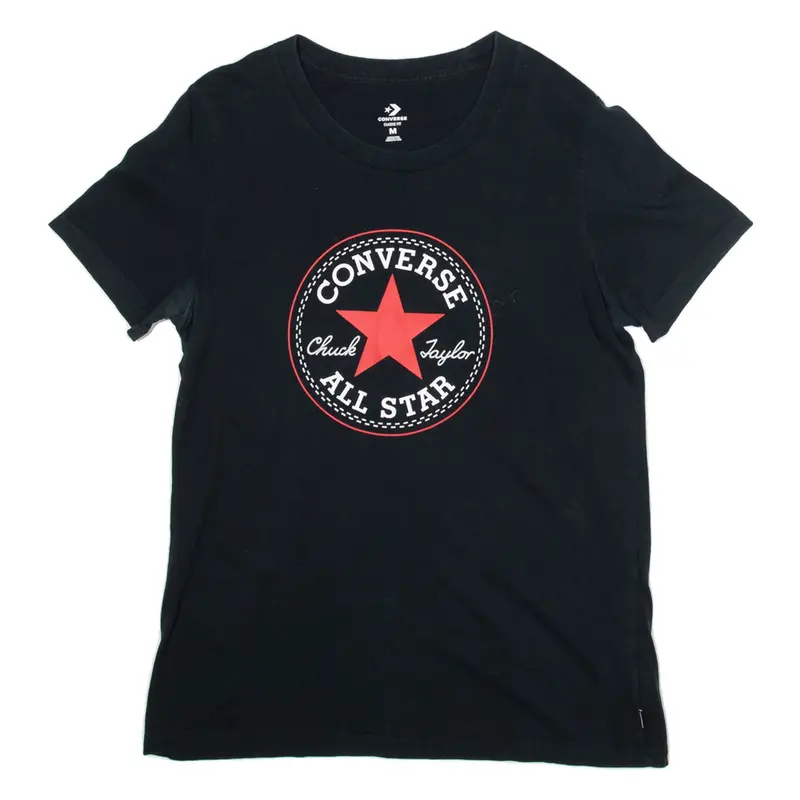 CONVERSE Classic Fit Womens T-Shirt Black M