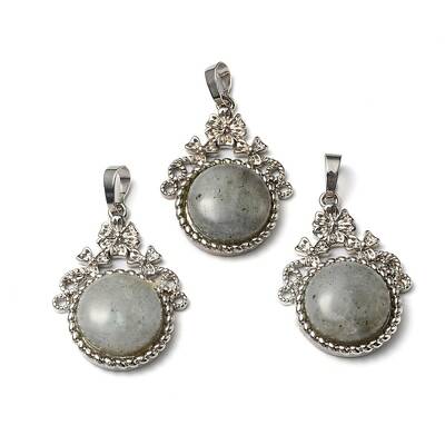 Natural Labradorite Pendants