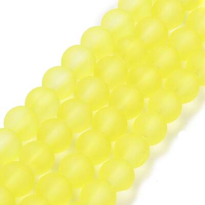 Transparent Glass Bead Strands