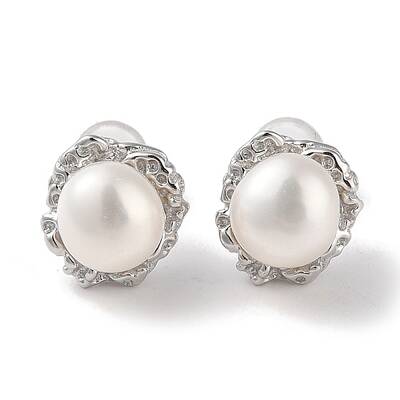 Anti-Tarnish Sterling Silver Stud Earrings