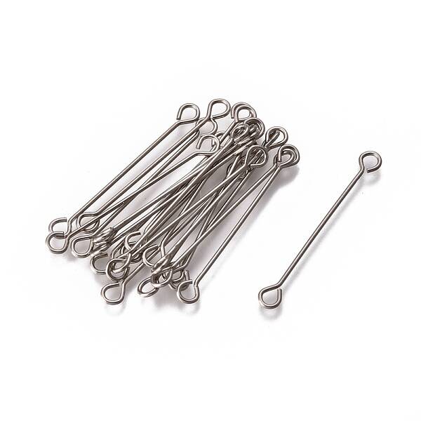 Non-Tarnish 304 Stainless Steel Eye Pins