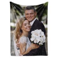 Ships Next Day, Custom Blanket with Picture - Printed in USA, Personalized Photo Blanket