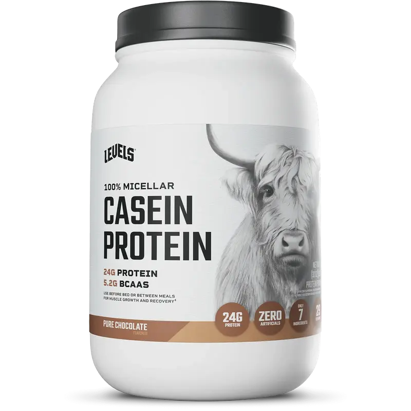 Levels Casein Protein, 100% Micellar, No Artificials, 24G of Protein