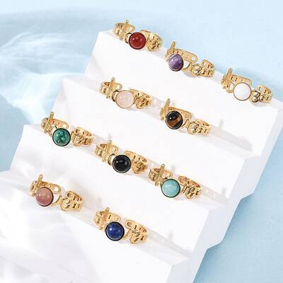 304 Stainless Steel Open Cuff Rings