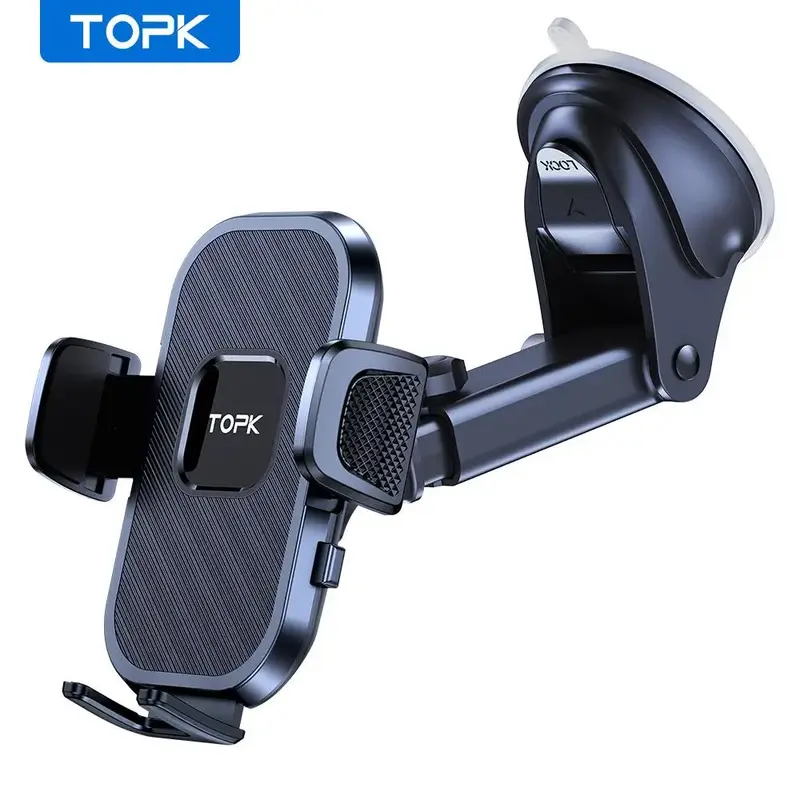 Cell Phone Holder for Car with Hook, 360° Rotation Air Vent Car Mount, Universal Mobile Phone Mount Compatible with iPhone S...
