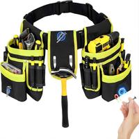 26-pockets Tool Belt, 1 Count Magnetic Tool Pouch, Garage Tool Organizer, Detachable & Adjustable Repair Tool Pouch Bag for E...