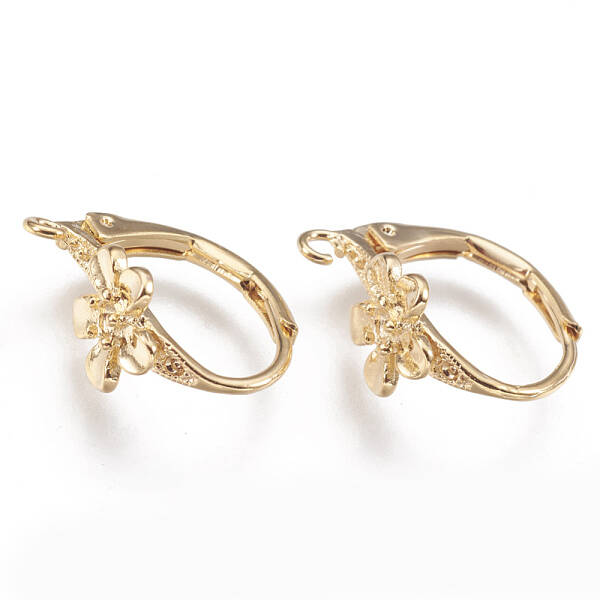 Brass Leverback Earring Findings