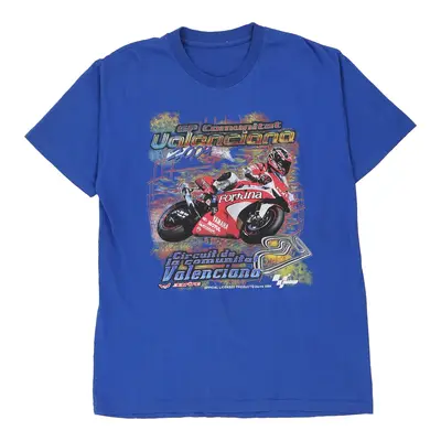 Valenciana Unbranded Graphic T-Shirt - XL Blue Cotton