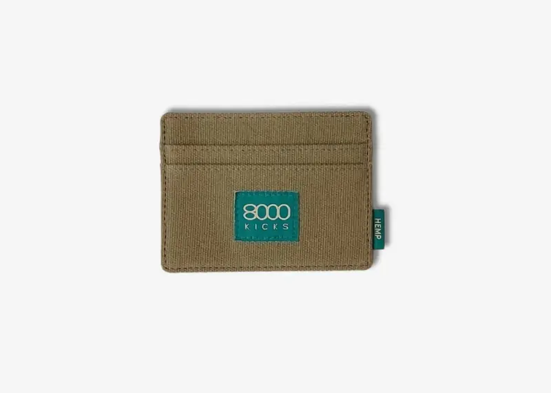 Skinny Hemp Wallet | Color: Green
