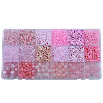 DIY 18 Style Resin & Acrylic Beads Jewelry Making Finding Kit