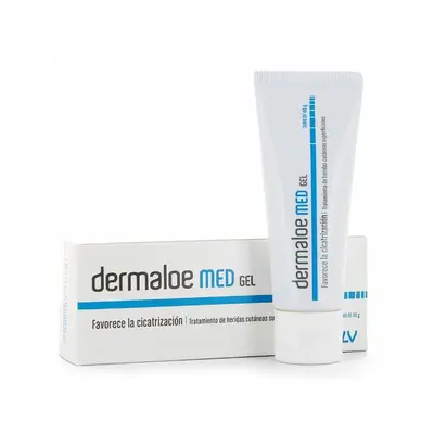 Viñas Laboratories Dermaloe Med Gel curativo per ferite della pelle 28g