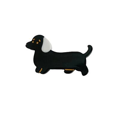 Dog Cellulose Acetate(Resin) Alligator Hair Clips