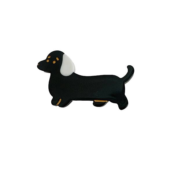 Dog Cellulose Acetate(Resin) Alligator Hair Clips