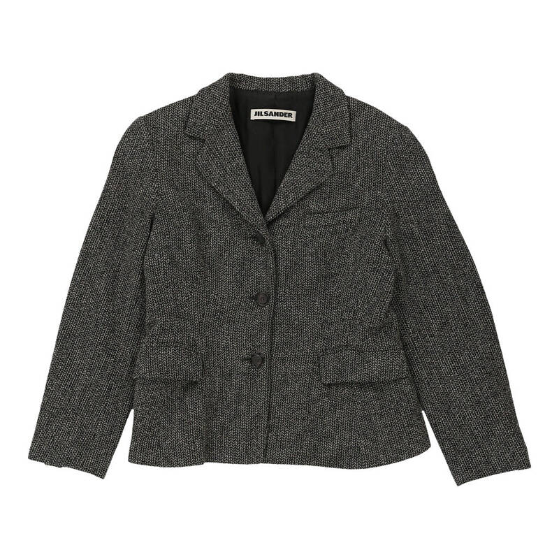 Jil Sander Blazer - Medium Grey Wool Blend | Size: medium