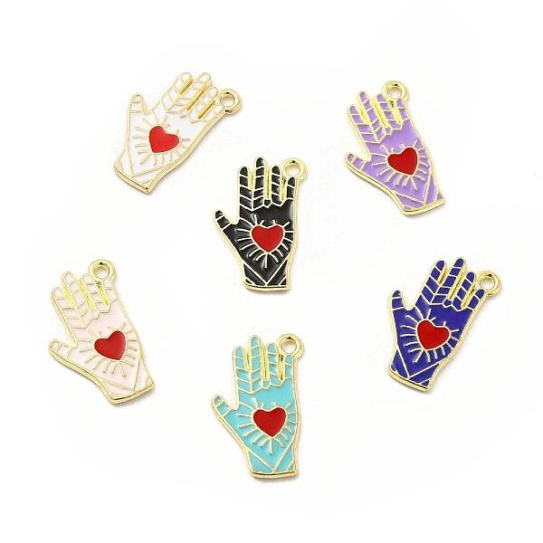 Alloy Enamel Pendants