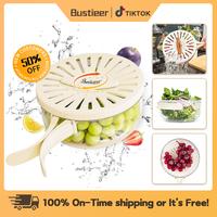 Multipurpose Drain Basket with Fine Holes and Handles (for Fruits and Vegetables) - BPA Free Plastic Kitchen Utensils - Kitch...