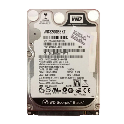 575568-001 HP 320GB 7200RPM SATA 3Gb/s 16MB Cache 2.5-inch Hard Drive