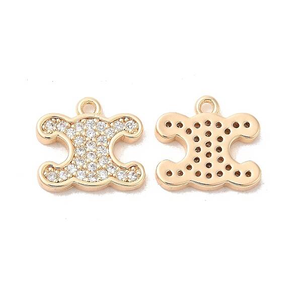 Brass & Cubic Zirconia Pendants