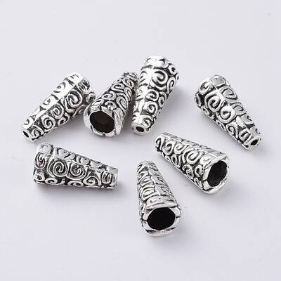 Tibetan Style Alloy Bead Cap