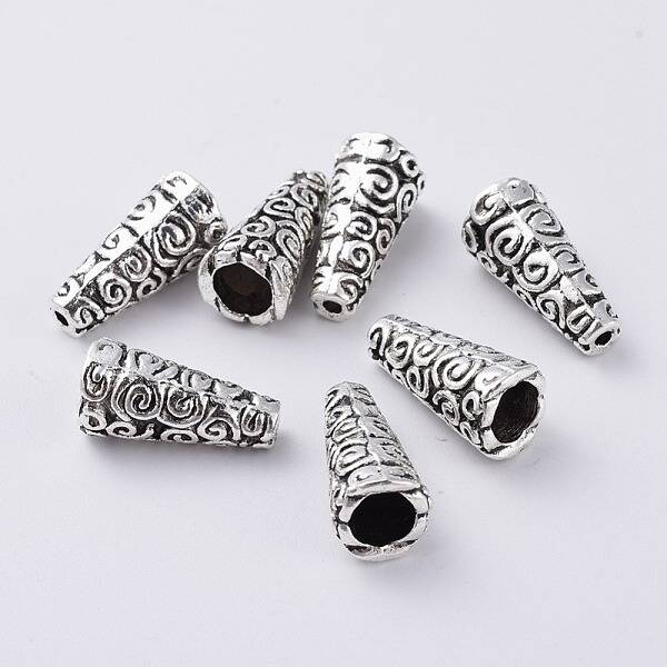 Tibetan Style Alloy Bead Cap