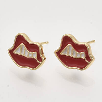 Brass Stud Earring Findings