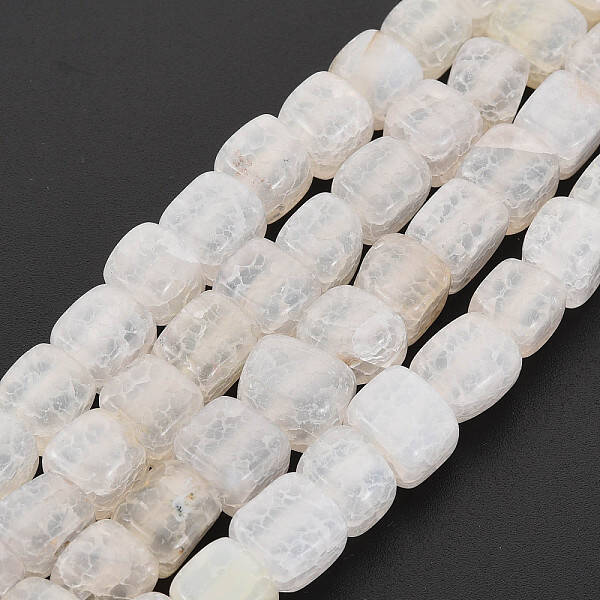 Natural Crackle Agate Beads Strands