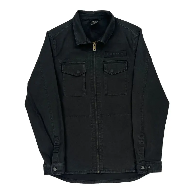 Oakley Jacket - Small Black Cotton Blend