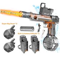 LED-Lit Electric Water Blaster, High-Power Squirt Gun for Kids & Adults, 26-35ft Long Range, IP67 Waterproof, Ideal Summer Ou...