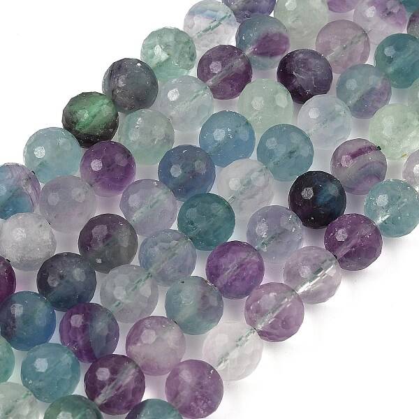 Natural Fluorite Beads Strands