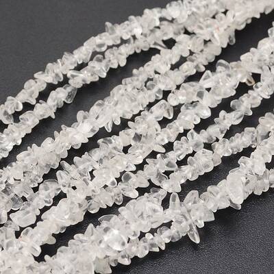 Chips Natural Quartz Crystal Beads Strands