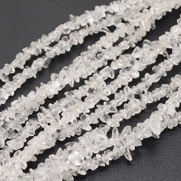 Chips Natural Quartz Crystal Beads Strands