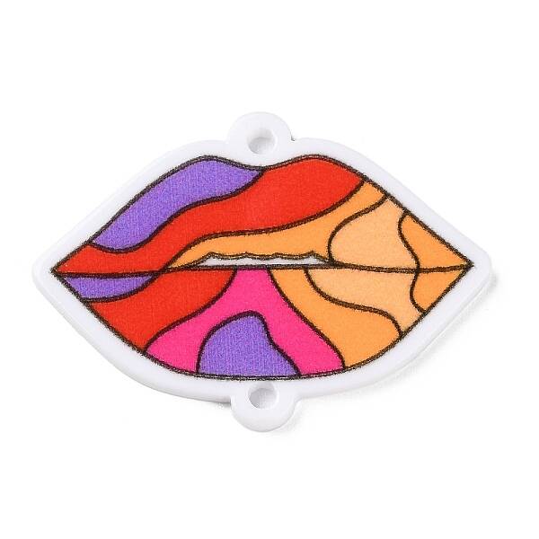 Opaque Resin Connector Charms