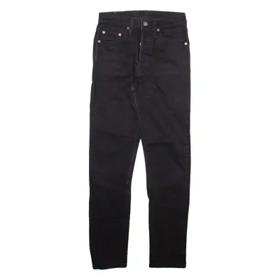 LEVI'S 501S Jeans Womens Grey Skinny Straight W24 L30