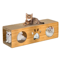 Cat Scratcher House ,Large Cat Tunnel House with Scratching Post and Ball Toy ,Cat Toys