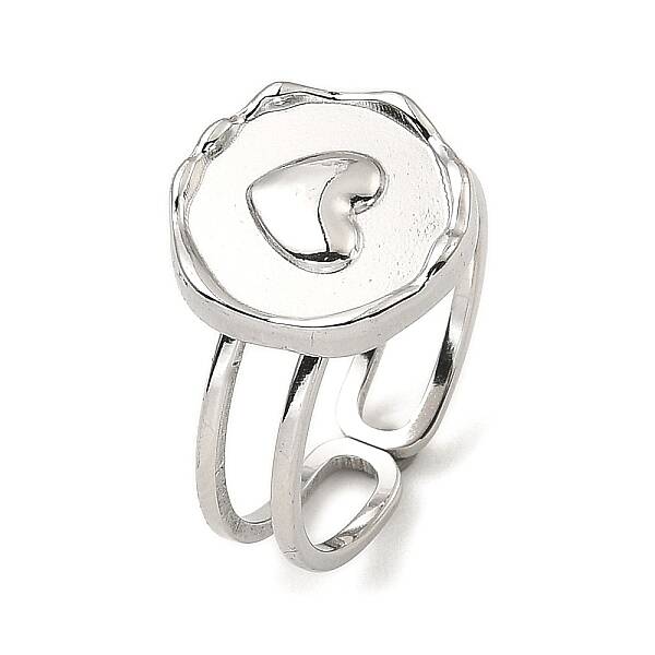 Non-Tarnish 304 Stainless Steel Open Cuff Rings