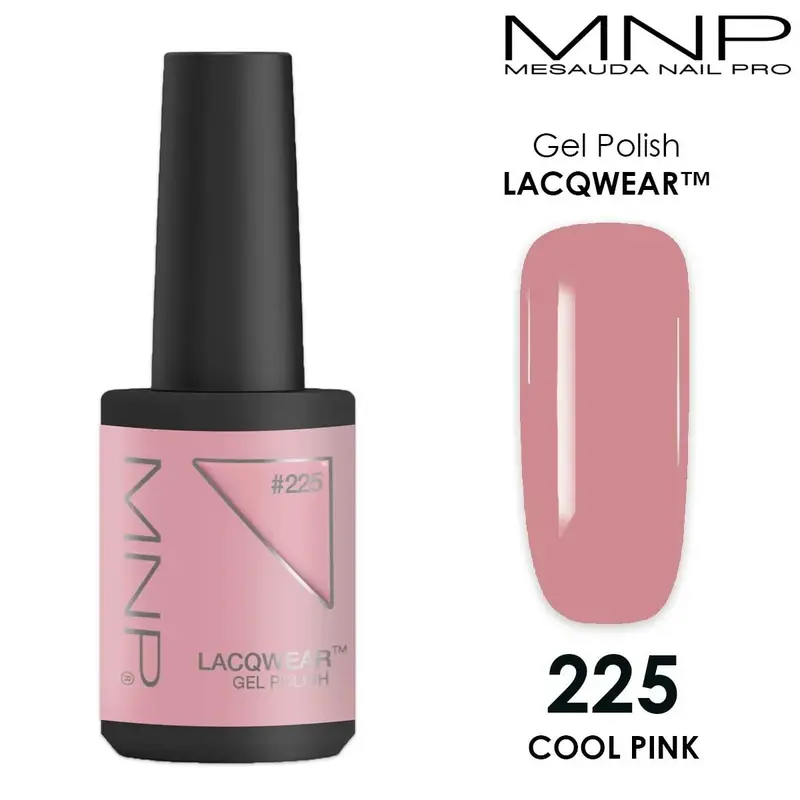 Mesauda Lacqwear Mnp 10 Ml Gel Polish 225 Cool Pink