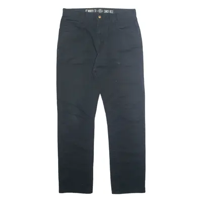 DICKIES Mens Trousers Black Slim Tapered W32 L30
