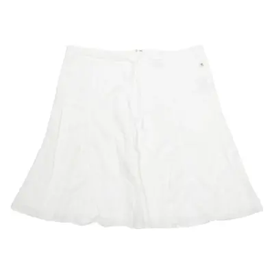 RALPH LAUREN POLO JEANS COMPANY Womens Flare Skirt White Short L