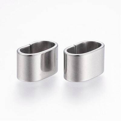 Tarnish Resistant 201 Stainless Steel Slide Charm