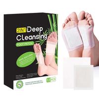 Deep Cleansing Foot Pads,Natural Detox Footpatch, Bamboo Vinegar Ginger Powder Foot Pad for Foot Care,Adhesive Sheets,Relaxat...