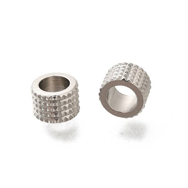 201 Stainless Steel European Beads