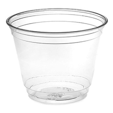 100 Custom 9 oz Soft Sided Plastic Cup - American Made