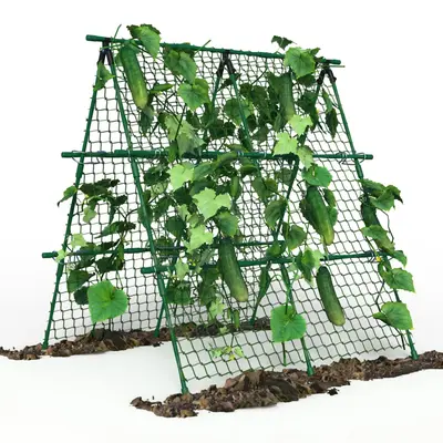 Garvee Cucumber Trellis for Garden & Raised Bed, 47x47 Outdoor Plant Trellis for Climbing Plants, Metal Support Trellis wit...