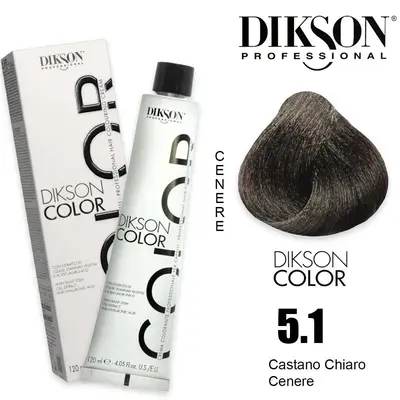 Dikson Color 120 Ml 5.1 - 5C Light Ash Brown