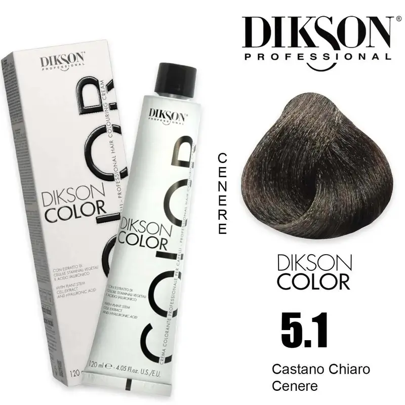 Dikson Color 120 Ml 5.1 - 5C Light Ash Brown