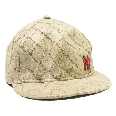 NEW ERA New York Mens Snapback Cap Beige Diamond M