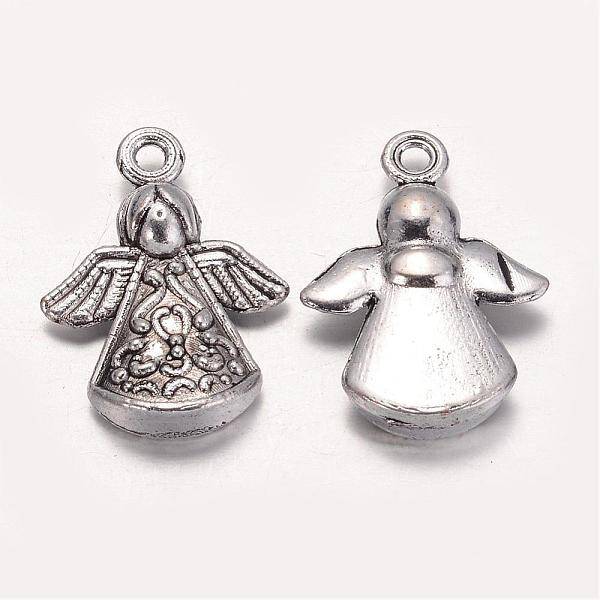 Tibetan Style Alloy Angel Pendants